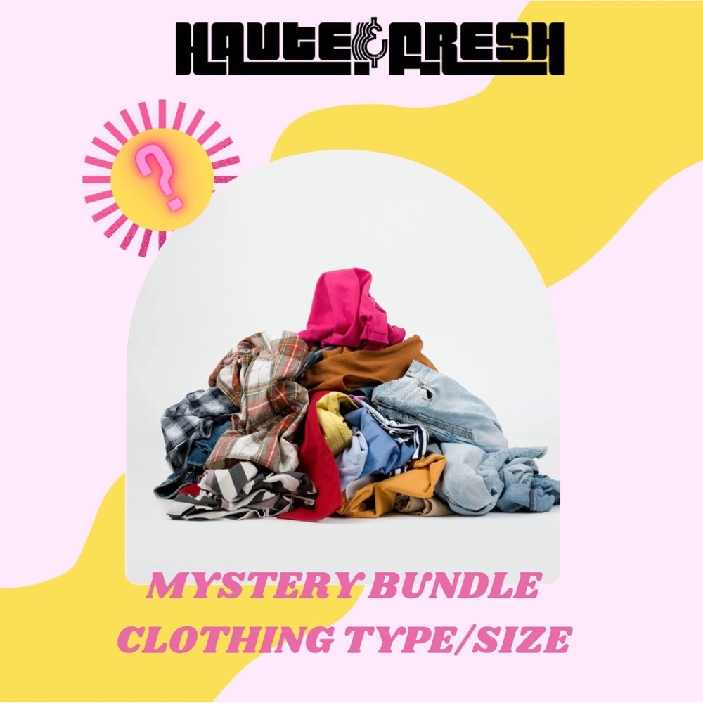 DO YOU LOVE A GOOD MYSTERY? This listing’s Bundle includes 3-5 tops Size Medium